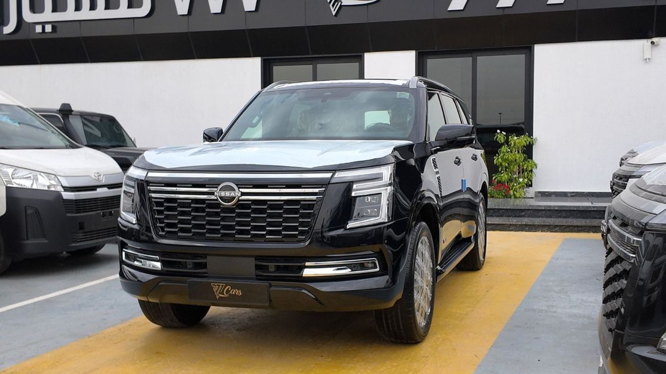 2026 Nissan Patrol LE PLATINUM CITY, černá, 0 km, dovoz SAE — foto 1