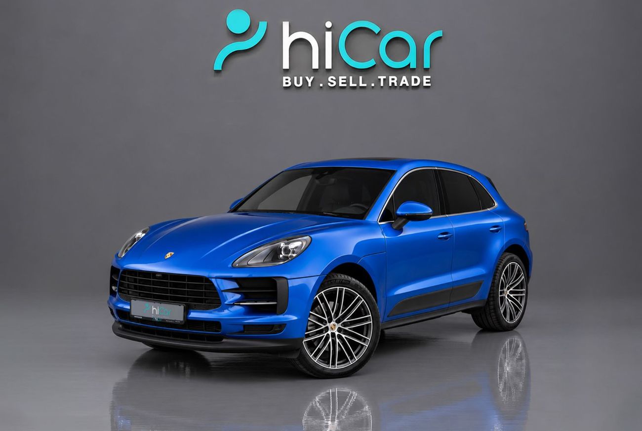 2021 Porsche Macan, modrá, 50 332 km, dovoz SAE — foto 1