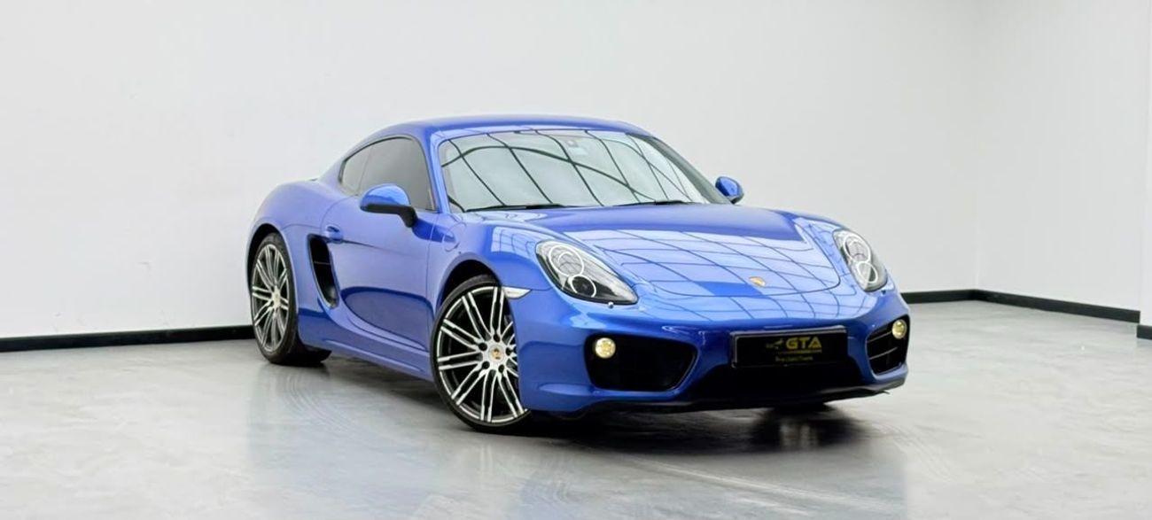 2015 Porsche Cayman STANDARD, modrá, 150 185 km, dovoz SAE — foto 1