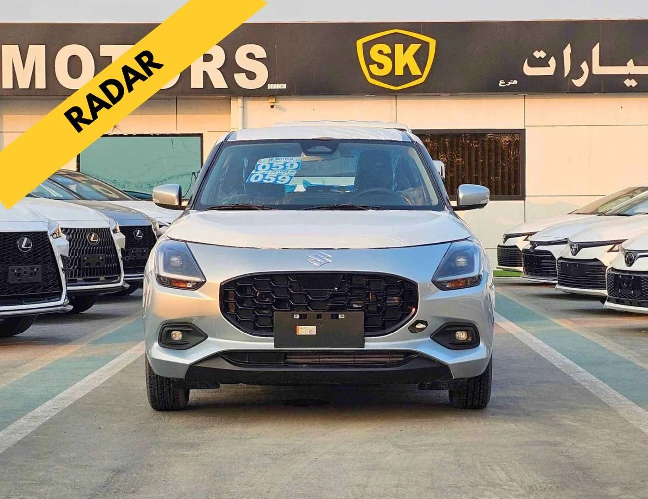 2026 Suzuki Swift GLX, strieborná, 0 km, dovoz SAE — foto 1