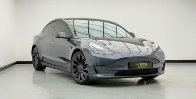2023 Tesla Model 3 PERFORMANCE, sivá, 26 677 km, dovoz SAE — foto 3 z 16