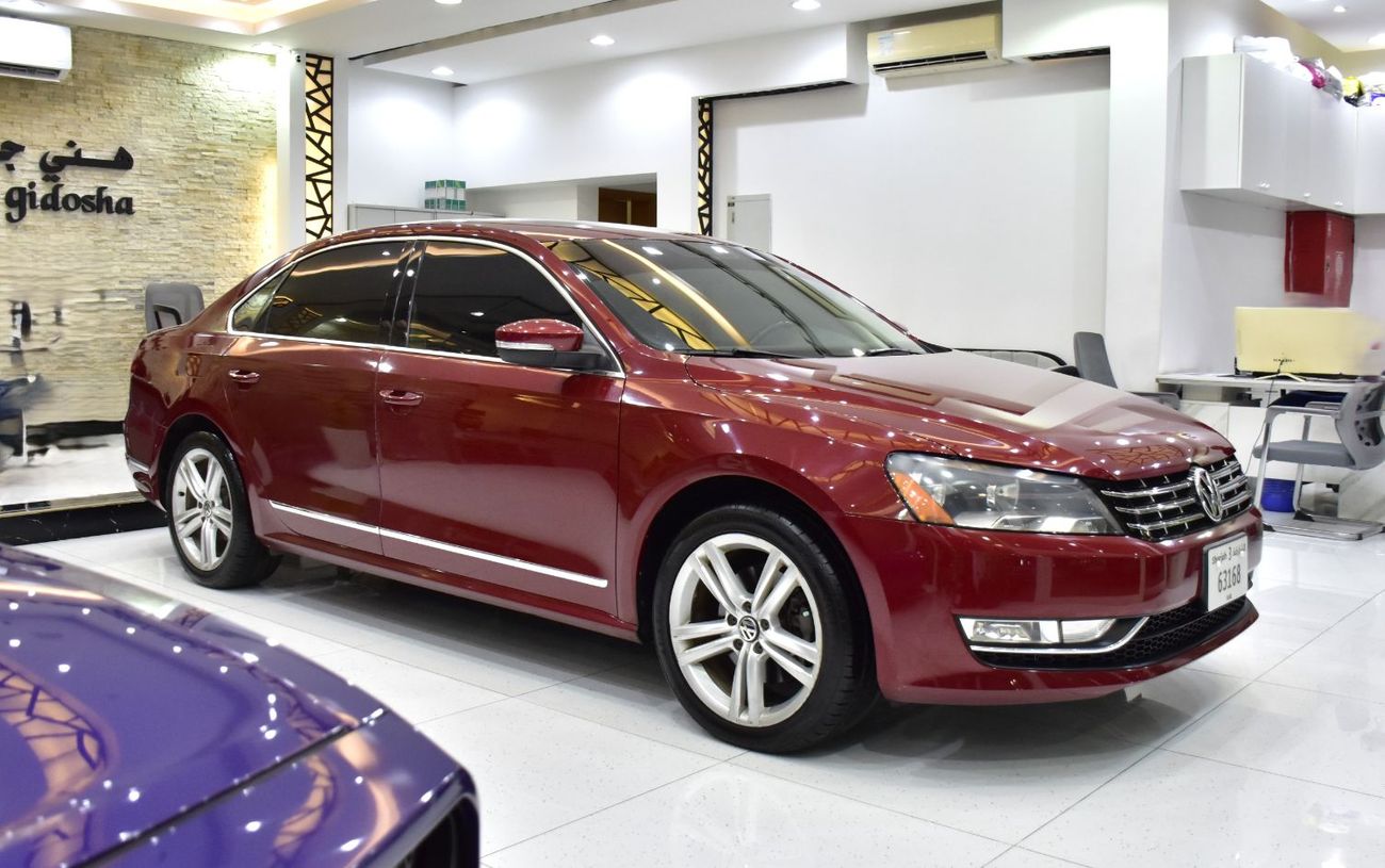 2016 Volkswagen Passat SEL, červená, 148 000 km, dovoz SAE — foto 1