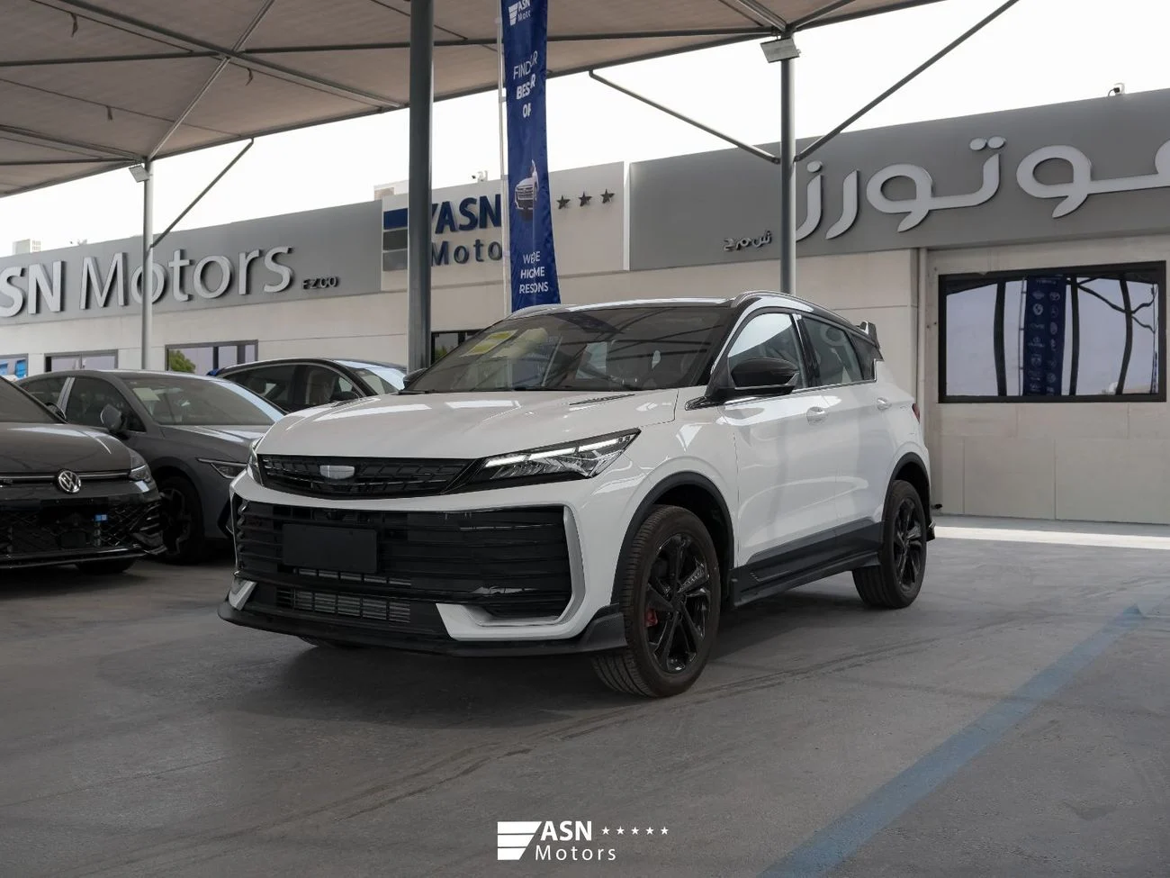 2026 Geely Coolray Battle, biela, 0 km, dovoz SAE — foto 1