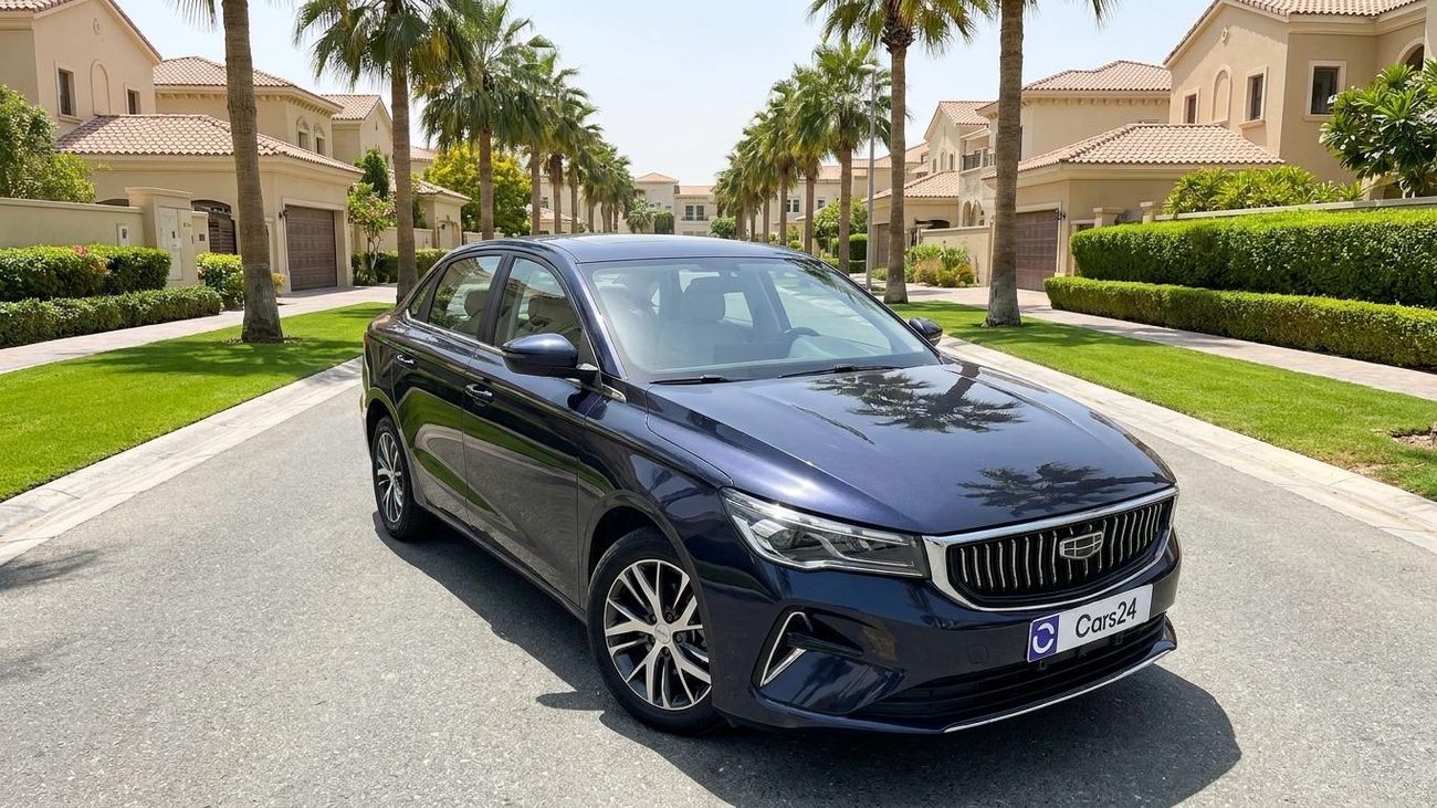 2025 Geely Emgrand GS, modrá, 63 321 km, dovoz SAE — foto 1