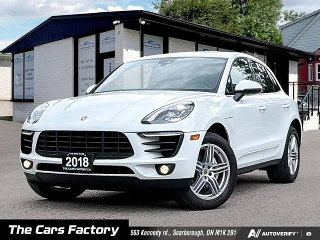 2018 Porsche Macan S 086, biela, 86 909 km, dovoz Kanada — foto 1