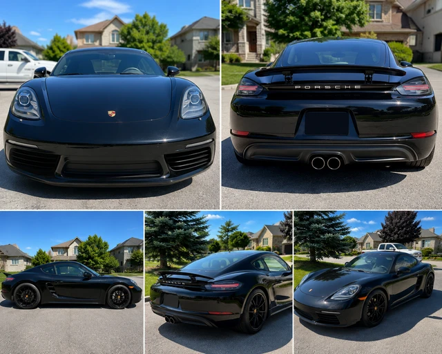 2018 Porsche 718, čierna, 54 000 km, dovoz Kanada — foto 1