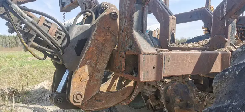 1985 Timberjack 520B-FORWARDER-GREEN 520B Forwarder, zelená, dovoz Kanada — foto 7 z 12