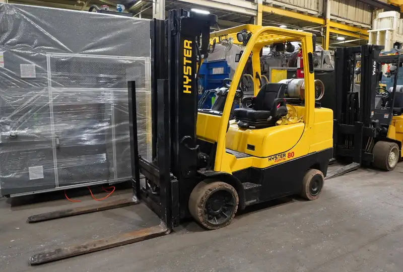 2018 Hyster S80FT2, žltá, dovoz Kanada — foto 2 z 5