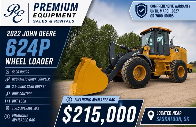 2022 John Deere 624P, dovoz Kanada — foto 2 z 5