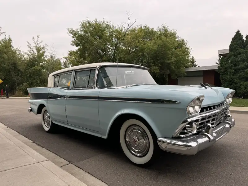 AMC Unspecified Rambler Custom 6, modrá, 63 000 km, dovoz Kanada — foto 1