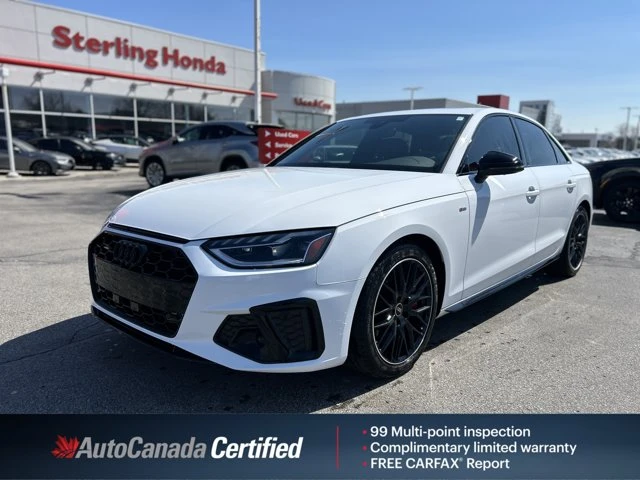 2024 Audi A4 Progressiv, biela, 33 369 km, dovoz Kanada — foto 1