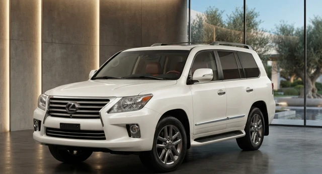 2014 Lexus Lx, biela, 237 600 km, dovoz Kanada — foto 1