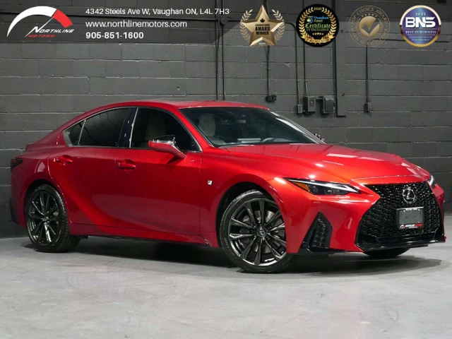 2024 Lexus IS 300|White Int, červená, 39 181 km, dovoz Kanada — foto 1