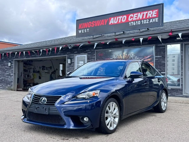 2015 Lexus Is 250, modrá, 72 790 km, dovoz Kanada — foto 1