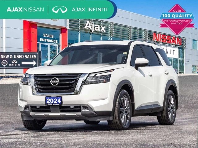 2024 Nissan Pathfinder SL, biela, 32 000 km, dovoz Kanada — foto 1