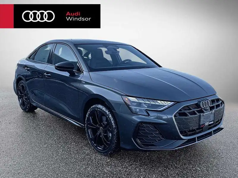 2026 Audi A3 Progressiv, sivá, 11 km, dovoz Kanada — foto 1