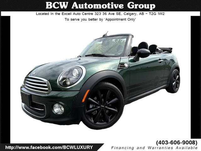 2015 MINI Cooper Convertible Manual Base, zelená, 24 138 km, dovoz Kanada — foto 1