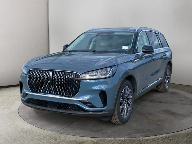 2026 Lincoln Aviator Premiere, modrá, 8 km, dovoz Kanada — foto 1