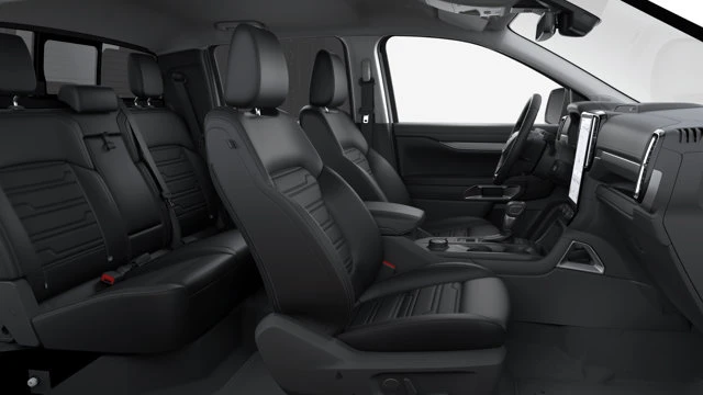 2026 Ford Ranger LARIAT, biela, 12 km, dovoz Kanada — foto 6 z 7