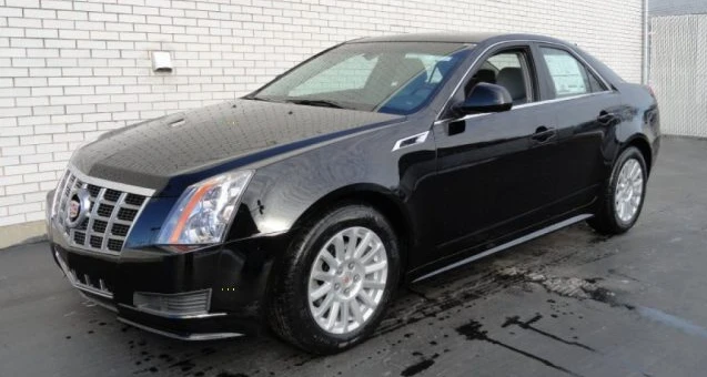 2012 Cadillac Cts, čierna, 60 000 km, dovoz Kanada — foto 1