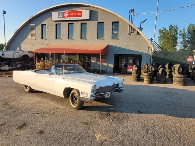 1968 Cadillac Deville, biela, 9 255 km, dovoz Kanada — foto 1