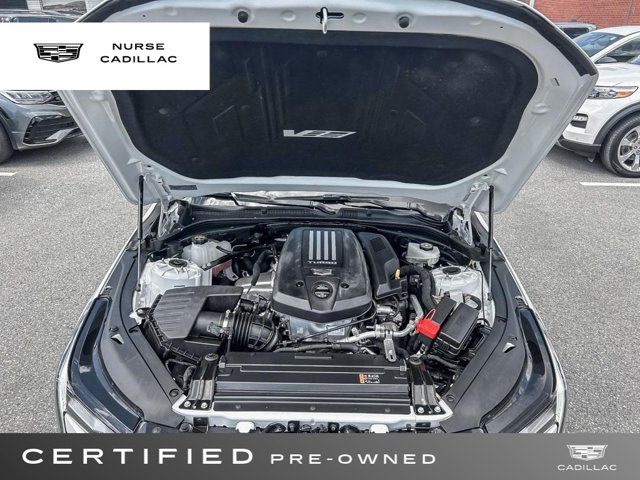 2024 Cadillac Ct4-V VSERIES, biela, 49 238 km, dovoz Kanada — foto 6 z 20