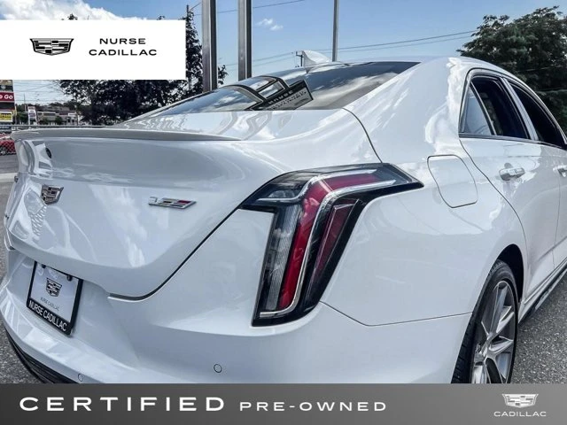 2024 Cadillac Ct4-V VSERIES, biela, 49 238 km, dovoz Kanada — foto 7 z 20