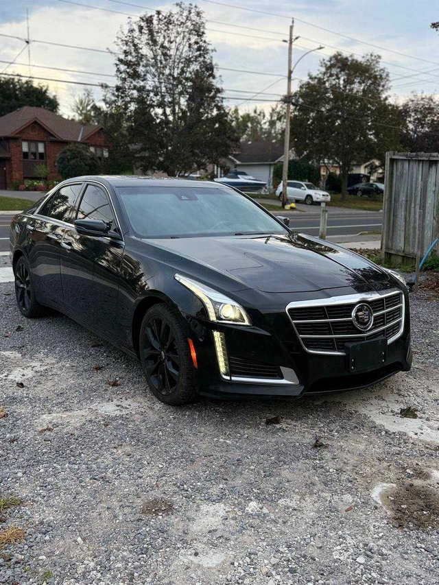 2015 Cadillac Cts Performance Edition, čierna, 174 000 km, dovoz Kanada — foto 1