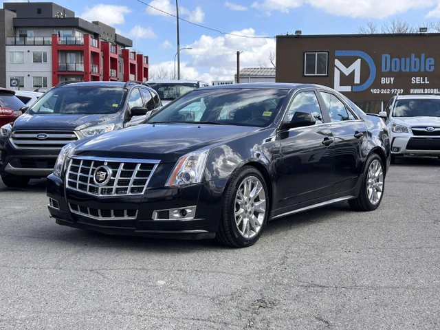 2013 Cadillac Cts 4dr Sdn 3.6L Premium AWD, čierna, 111 639 km, dovoz Kanada — foto 1