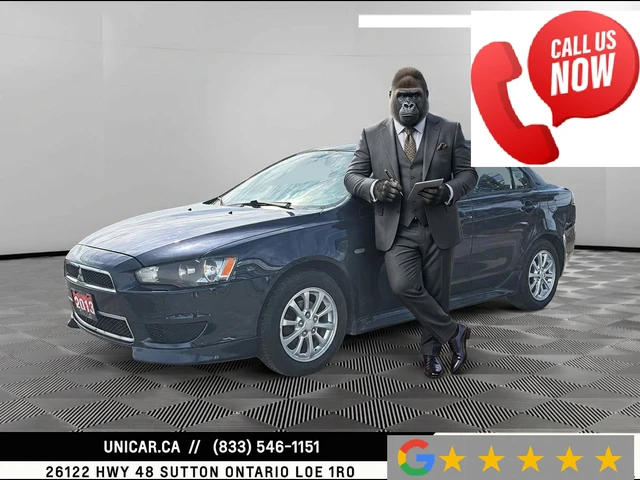2013 Mitsubishi Lancer SE, modrá, 108 150 km, dovoz Kanada — foto 1
