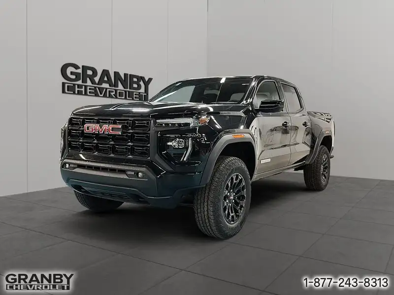 2026 GMC CANYON 4WD CREW CAB ELEVATION SHORT BOX (4VL), čierna, 0 km, dovoz Kanada — foto 1