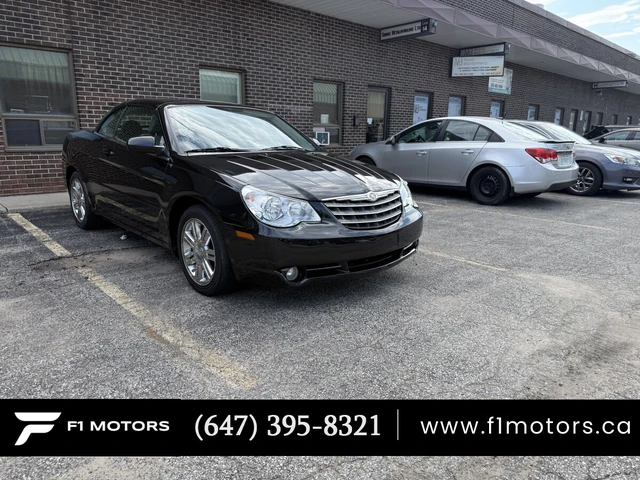 2008 Chrysler Sebring Limited, čierna, 101 000 km, dovoz Kanada — foto 1