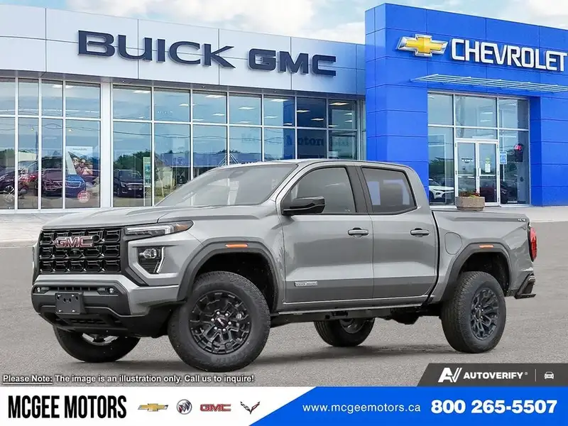 2026 GMC Canyon Elevation, strieborná, 0 km, dovoz Kanada — foto 1