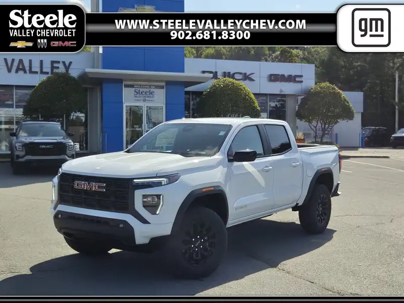 2026 GMC Canyon Elevation, biela, 0 km, dovoz Kanada — foto 1 z 12 2026 GMC Canyon Elevation, biela, 0 km, dovoz Kanada — foto 1 z 12