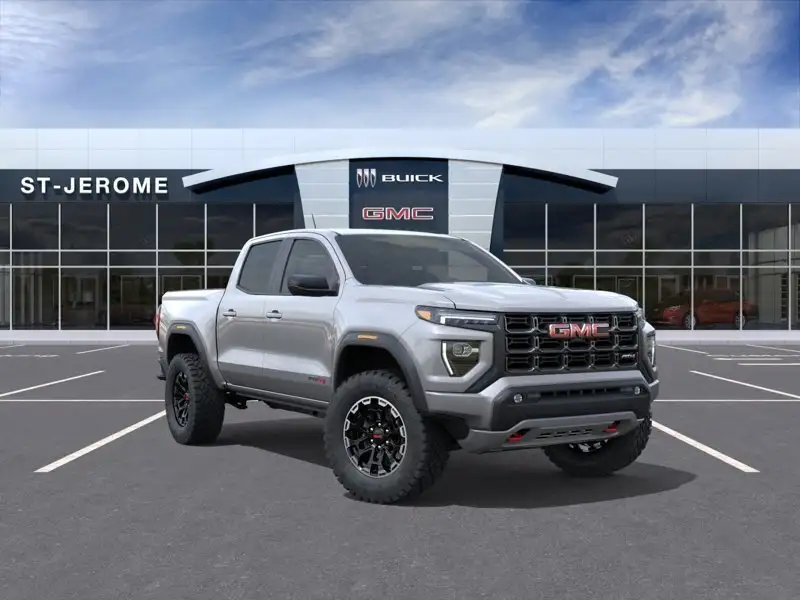 2026 GMC Canyon AT4, Sterling Metallic, 0 km, dovoz Kanada — foto 1 z 12 2026 GMC Canyon AT4, Sterling Metallic, 0 km, dovoz Kanada — foto 1 z 12
