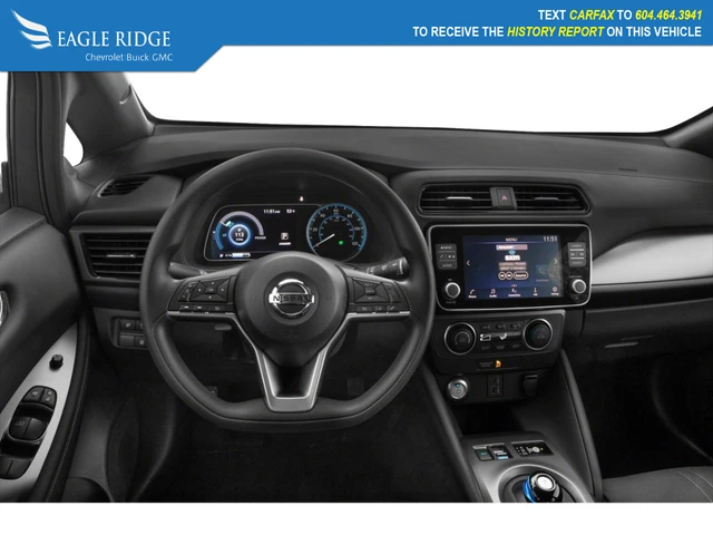 2021 Nissan Leaf SV, čierna, 70 709 km, dovoz Kanada — foto 3 z 5