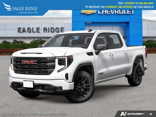 2026 GMC Sierra 1500 Elevation, biela, 1 km, dovoz Kanada — foto 1