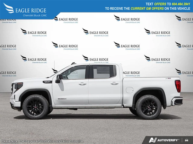 2026 GMC Sierra 1500 Elevation, biela, 1 km, dovoz Kanada — foto 3 z 5