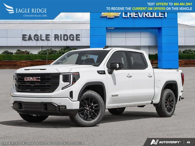 2026 GMC Sierra 1500 Elevation, biela, 1 km, dovoz Kanada — foto 1