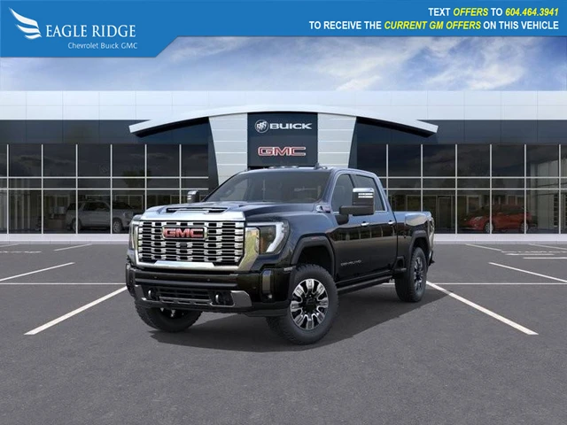 2026 GMC Sierra 3500 HD Denali, čierna, 10 km, dovoz Kanada — foto 1