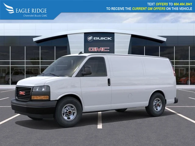 2025 GMC Savana Work, biela, 10 km, dovoz Kanada — foto 2 z 5