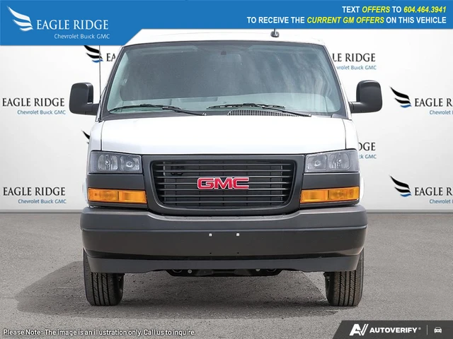 2025 GMC Savana Work, biela, 10 km, dovoz Kanada — foto 2 z 5