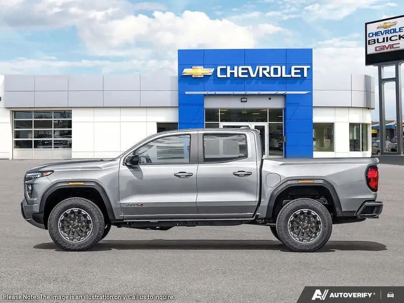2026 GMC Canyon AT4, GXD Sterling Metallic, 0 km, dovoz Kanada — foto 3 z 12