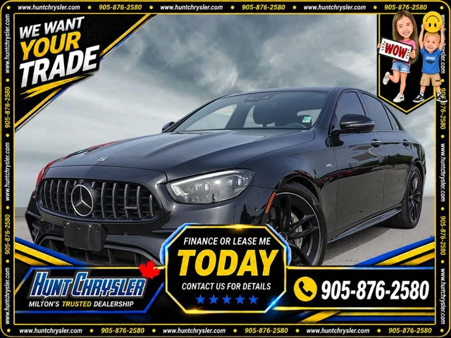 2023 Mercedes-Benz Eclass E53 Amg | Pano, čierna, 66 578 km, dovoz Kanada — foto 1
