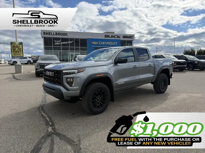 2026 GMC Canyon Elevation, Sterling Metallic, 0 km, dovoz Kanada — foto 1