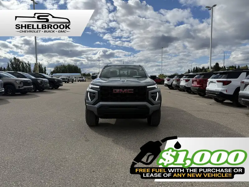2026 GMC Canyon Elevation, Sterling Metallic, 0 km, dovoz Kanada — foto 2 z 12