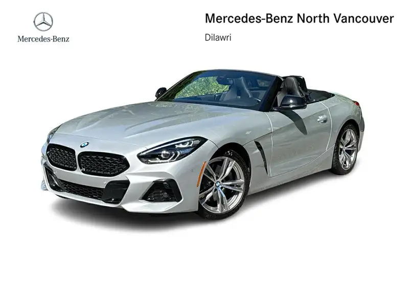 2022 BMW Z4 PREMIUM ESSENTIAL PKG, strieborná, 16 000 km, dovoz Kanada — foto 1