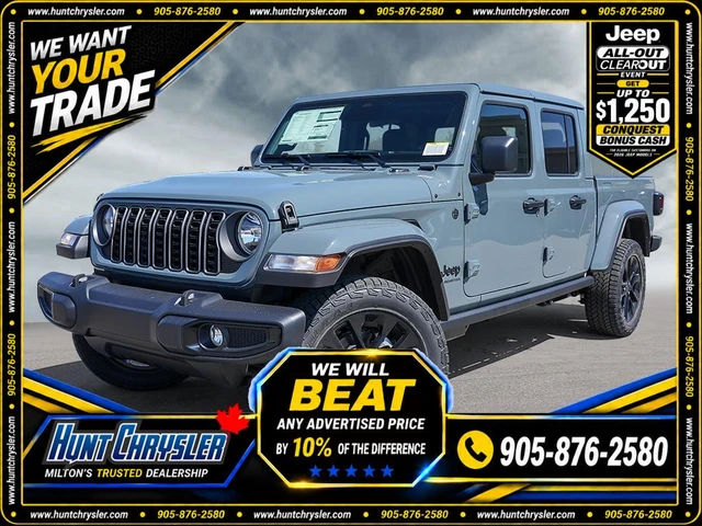 2026 Jeep Gladiator Nighthawk, modrá, 11 km, dovoz Kanada — foto 1