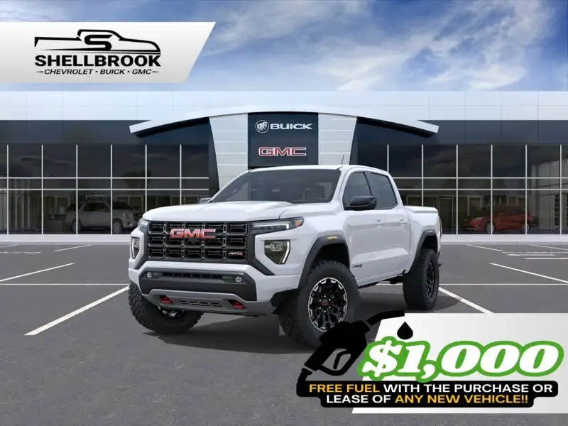 2026 GMC Canyon AT4, biela, 0 km, dovoz Kanada — foto 1 z 6 2026 GMC Canyon AT4, biela, 0 km, dovoz Kanada — foto 1 z 6