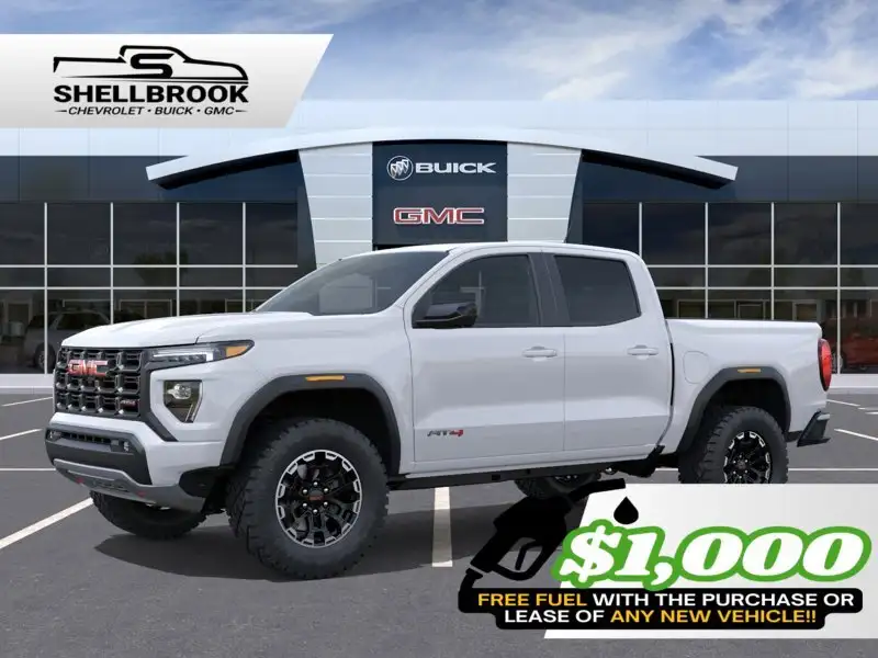 2026 GMC Canyon AT4, biela, 0 km, dovoz Kanada — foto 2 z 6